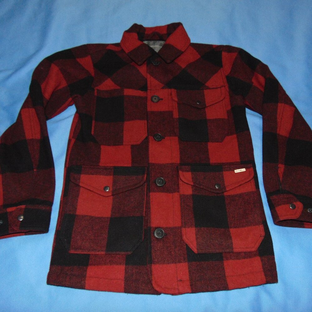 EDDIE BAUER BULMAN CREEK BUFFALO PLAID JACKET COAT